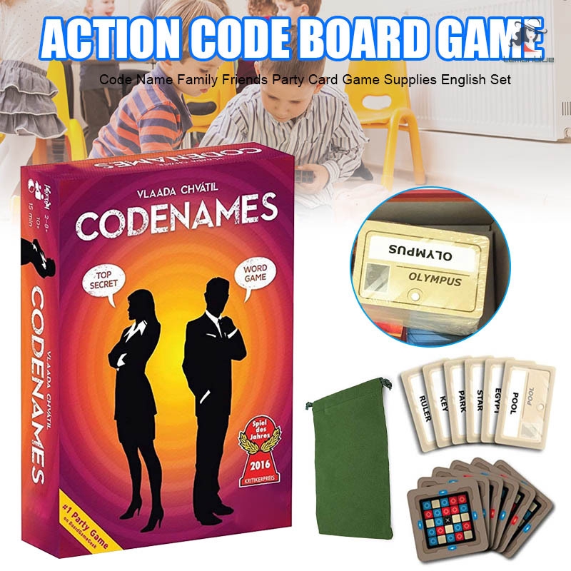 Action Codenames Board Game Code Names Family Friend Party Card Game Toy For Home Shopee Philippines