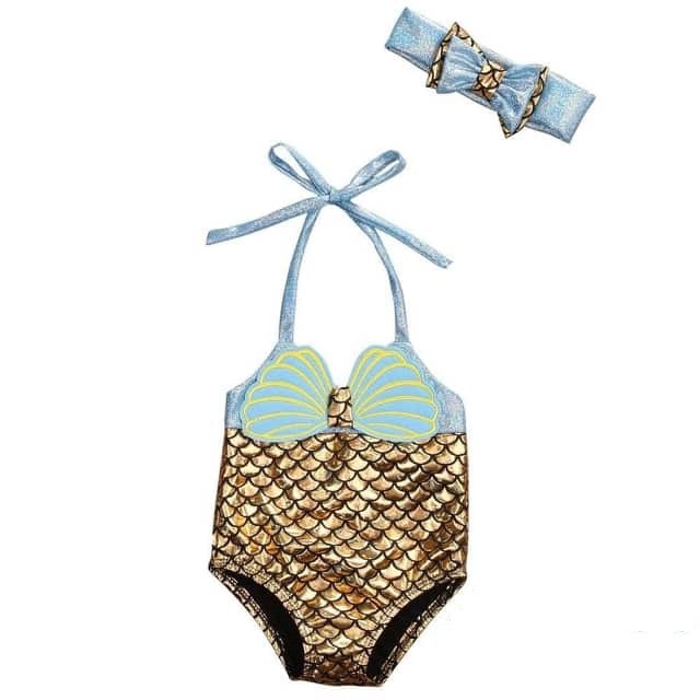 mermaid baby swimsuit
