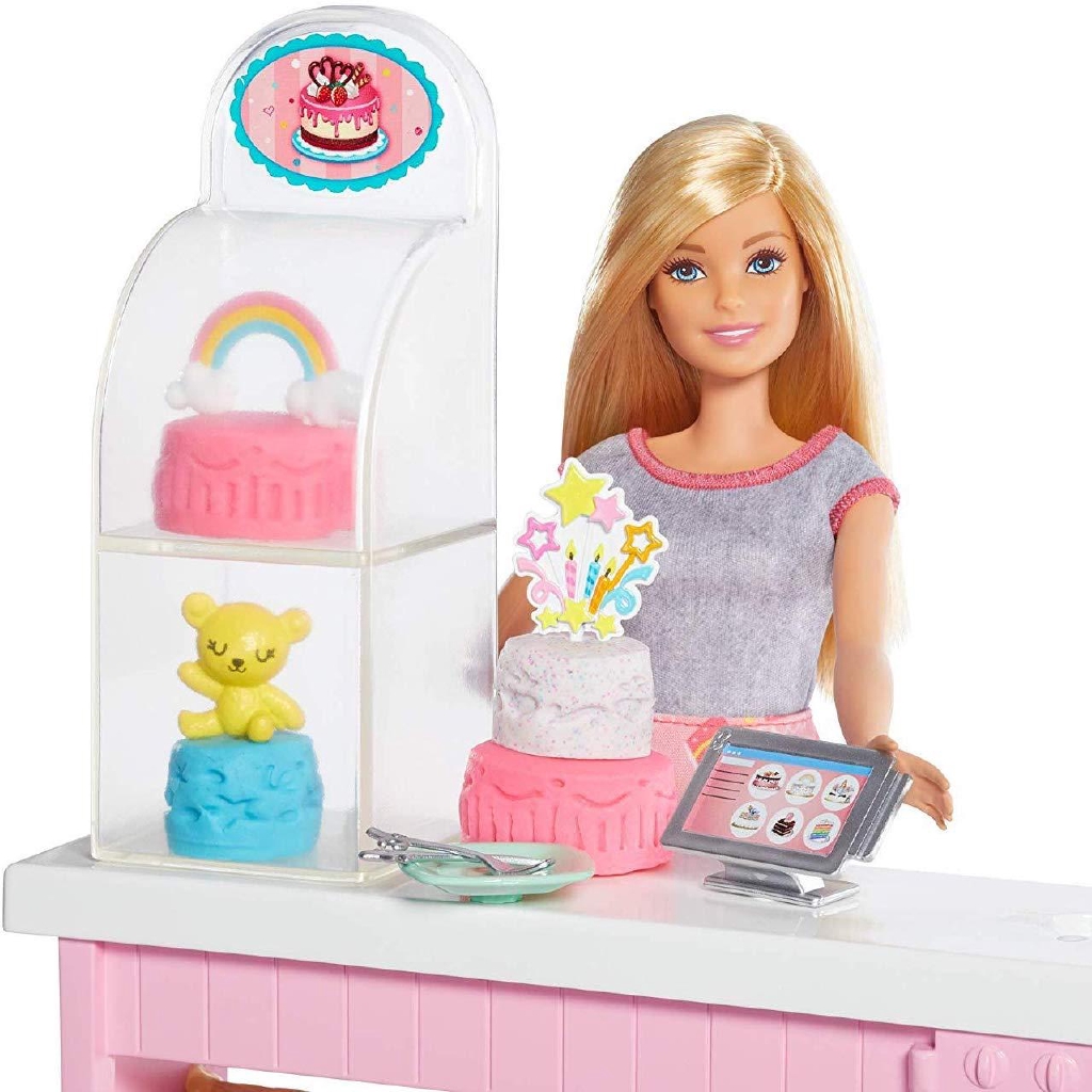 barbie bakery baking doll and playset