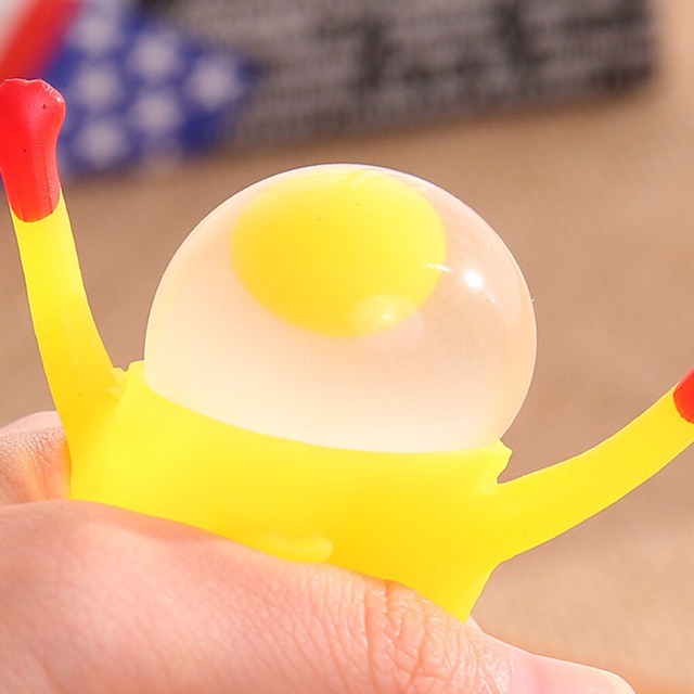 egg yolk stress ball