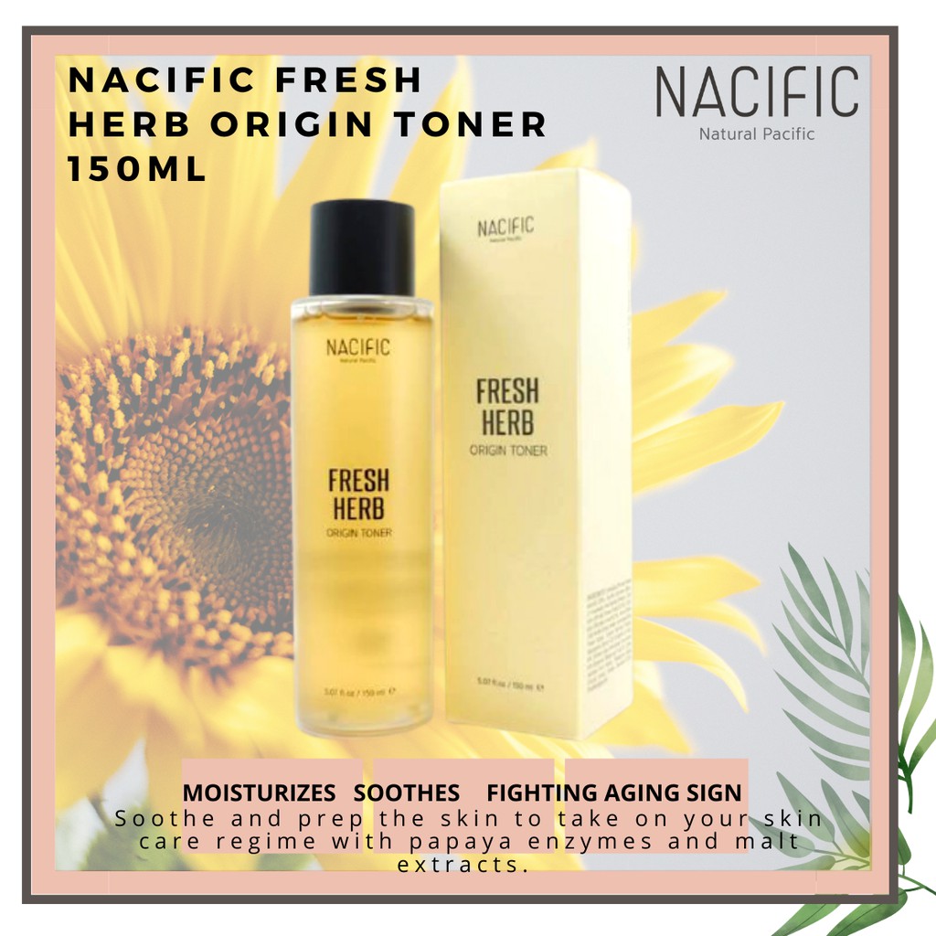 NACIFIC Fresh Herb Origin Toner 150ml Shopee Philippines