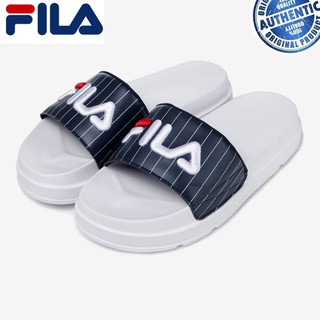 pink fila slides