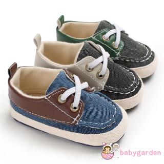 (Babygarden)-Newborn Baby Boy Soft Sole Crib Shoes Casual Sneaker #4