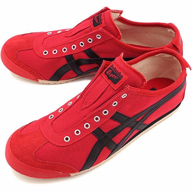 onitsuka slip on red