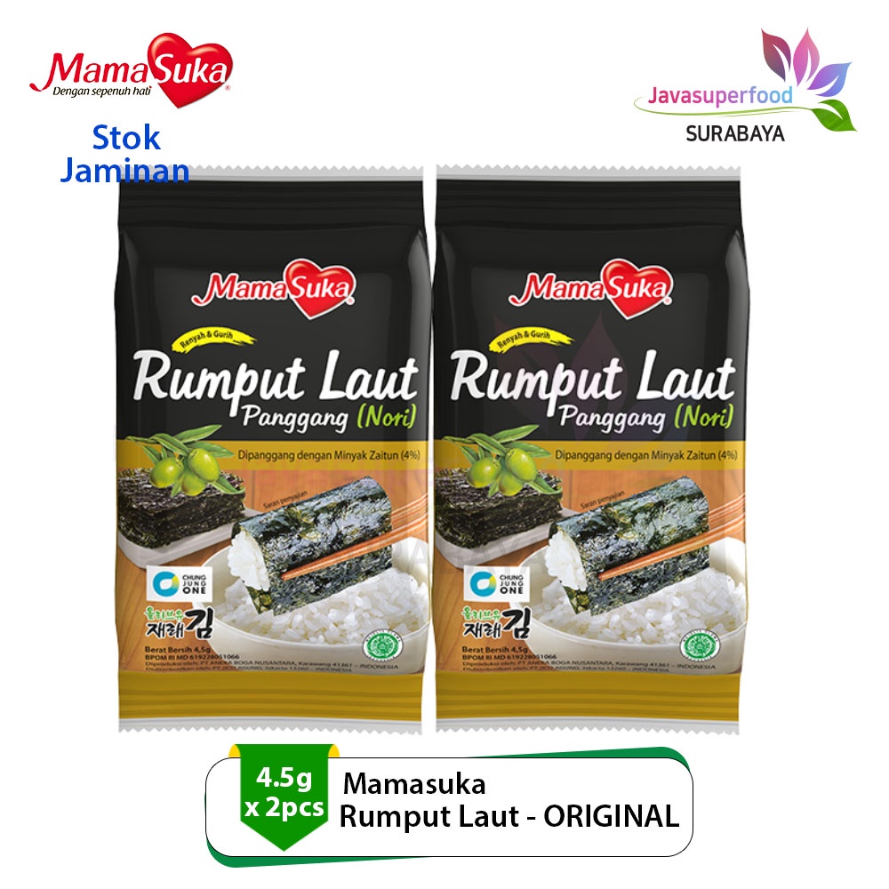 Mamasuka Roasted Seaweed Nori Gim Original Contents 2 Packs Shopee