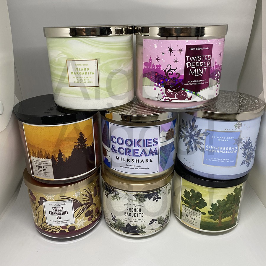 *RESTOCKED* Authentic BBW Bath and Body Works Three Wick and Single ...