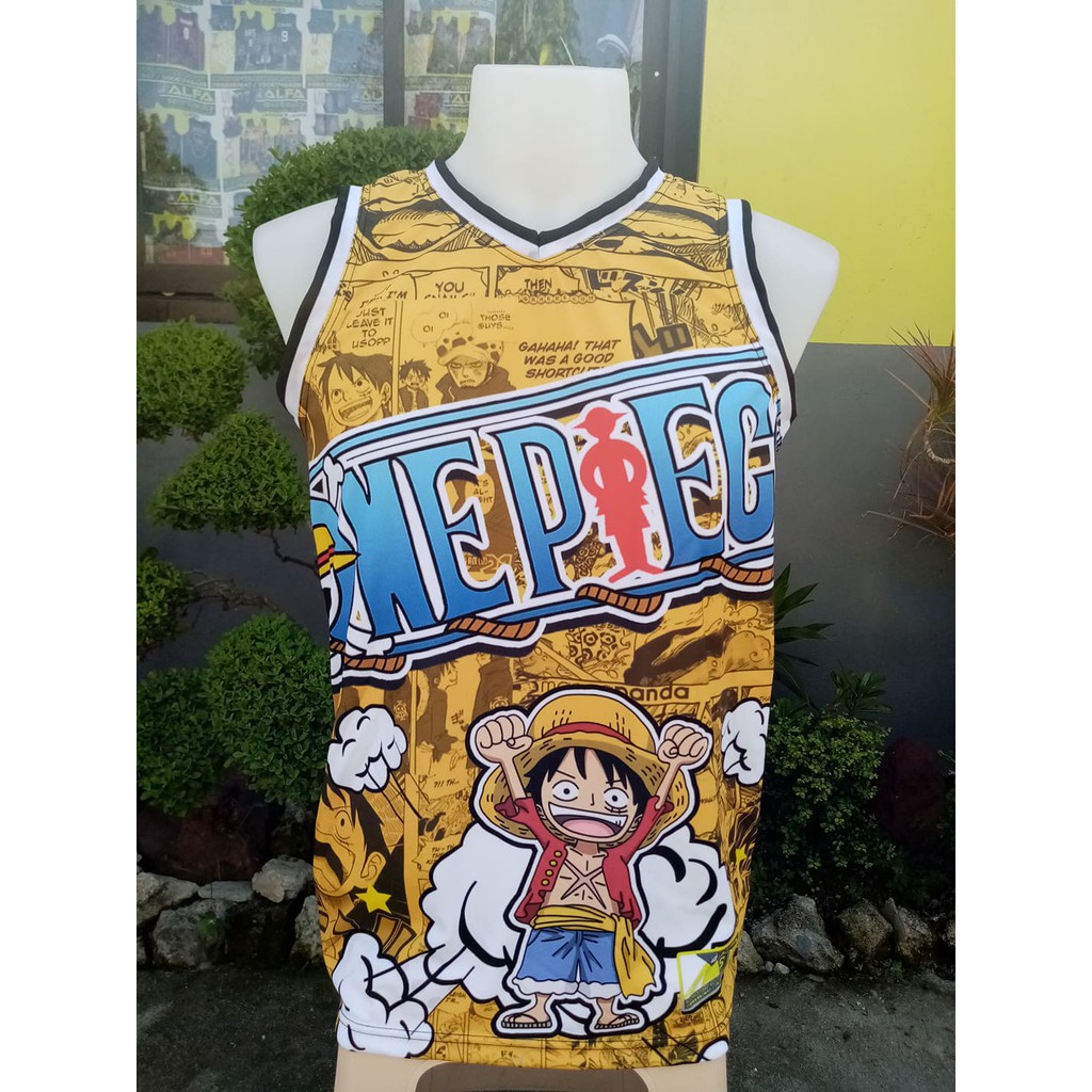 ONE PIECE INSPIRED - FULL SUBLIMATION JERSEY - LUFFY | Shopee Philippines