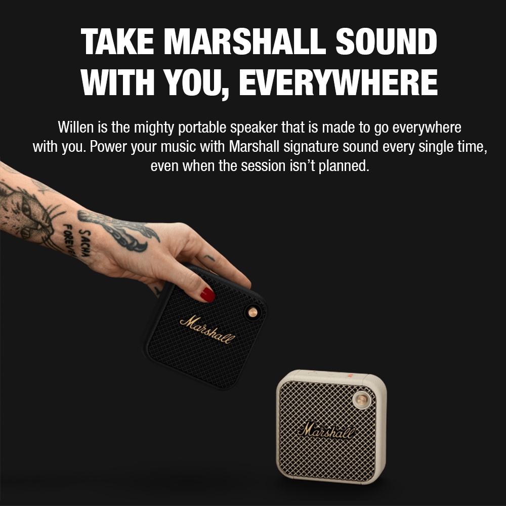 Marshall Willen Bluetooth Speaker | Shopee Philippines