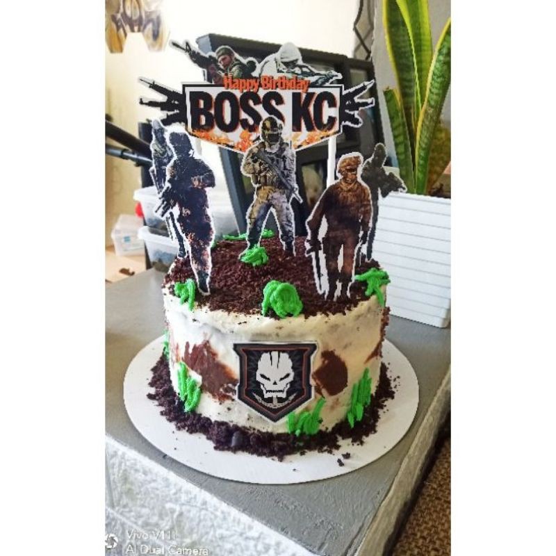 Call Of Duty (COD) Themed cake topper set! Shopee Philippines