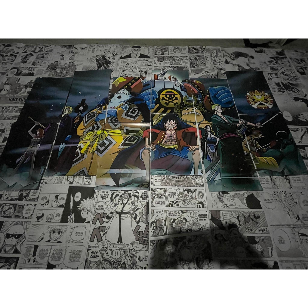One Piece Wano Arc puzzle poster wall decor 50x25inches + 40pcs anime manga  panel, wall decor, puz | Shopee Philippines
