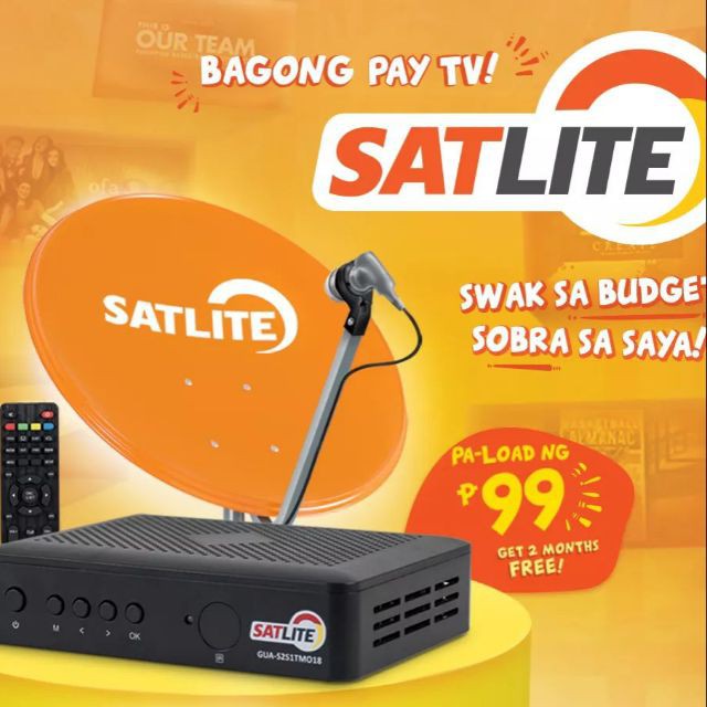 SATLITE Prepaid Box DirecttoHome Satellite TV Powered by Cignal with
