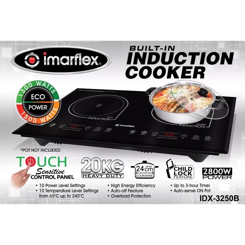 Imarflex Induction Cooker IDX3250B Shopee Philippines