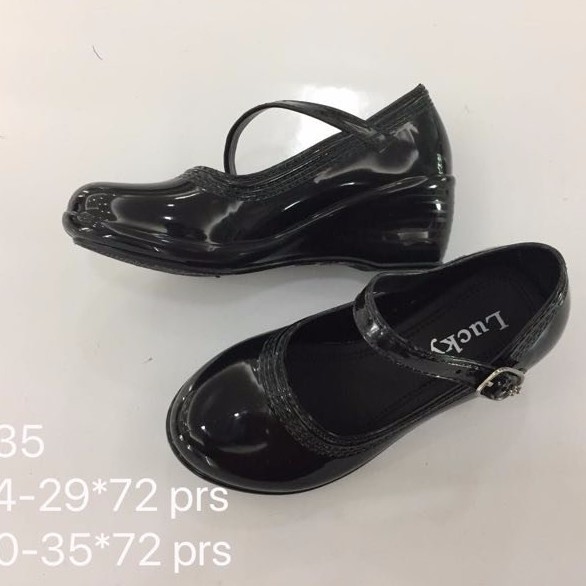 Korean School Shoes All Black For Kids Shoes Shopee Philippines