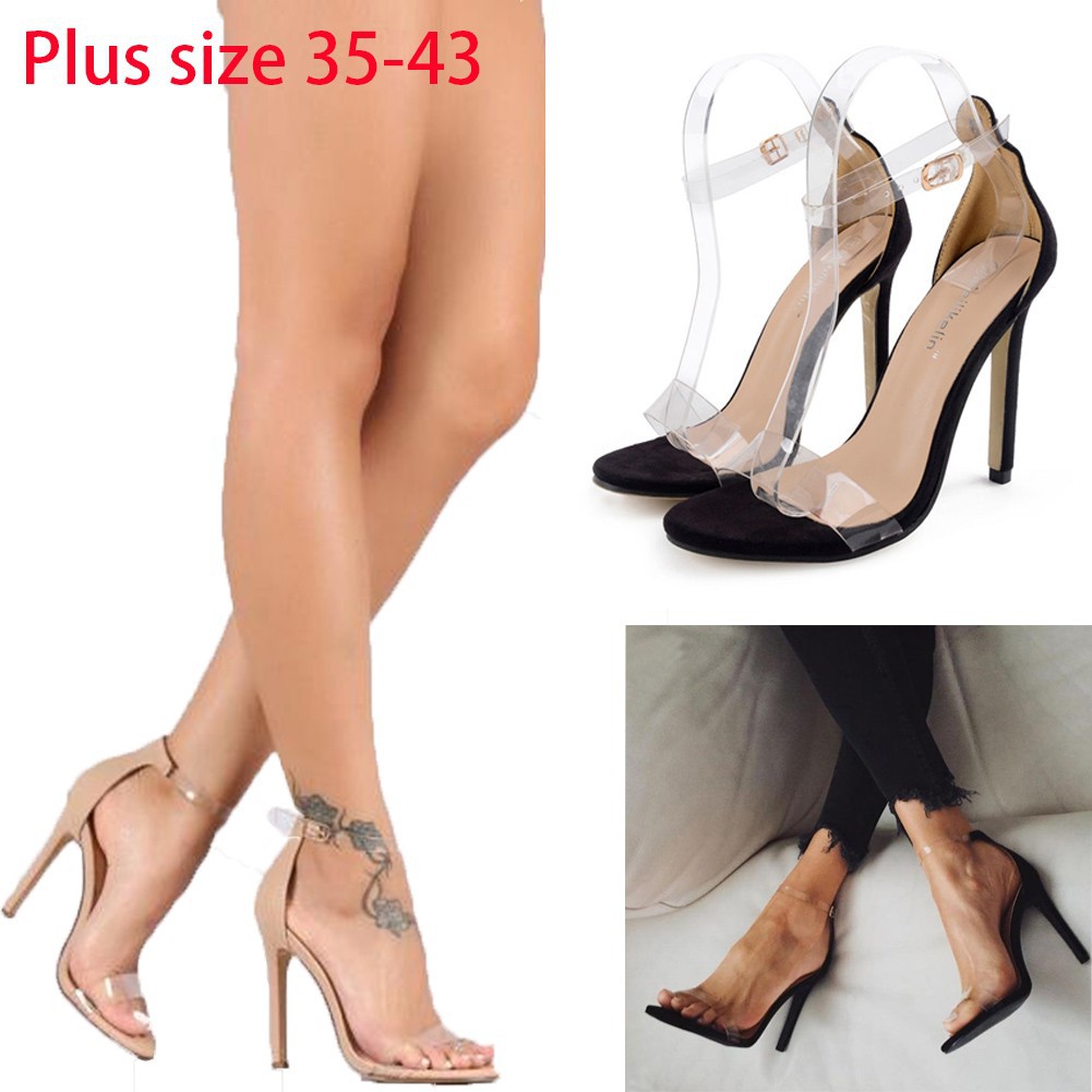 3 inch perspex heels