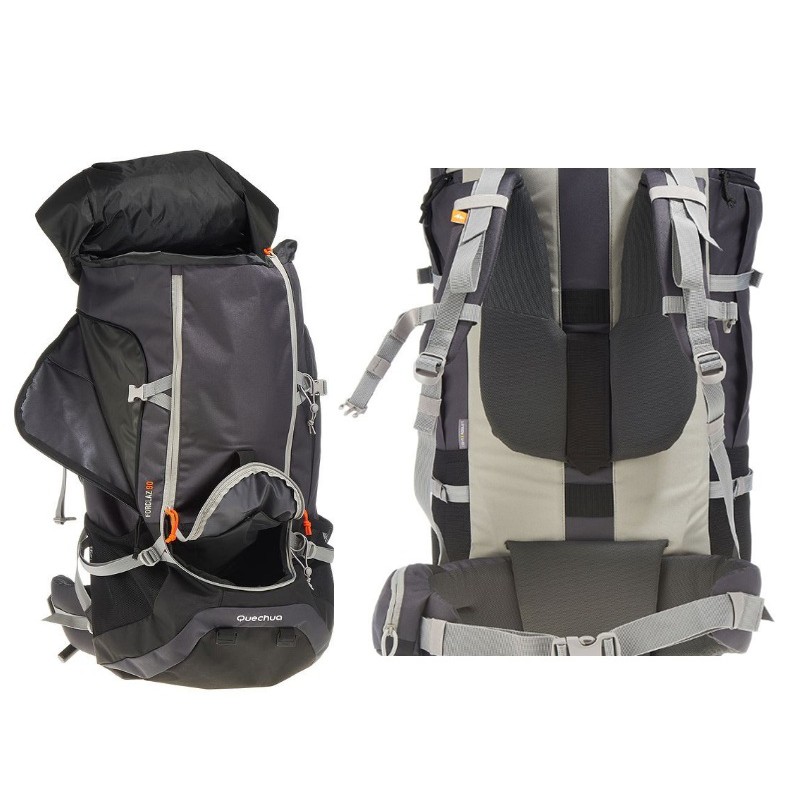 quechua 90l backpack