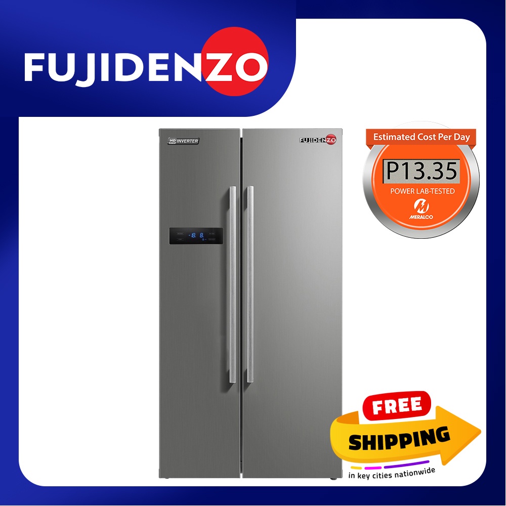 Fujidenzo 20 cu. ft. HD Inverter Side by Side Refrigerator ISR20 SS