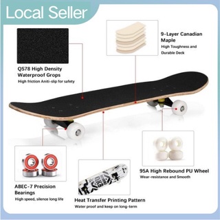 Four-Wheeled Long Skateboard for Elder Kids and Adult Scooters Beginner/Professional
