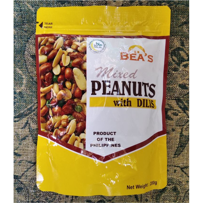 Mixed Peanuts with Dilis in SUP (ziplock) Shopee Philippines