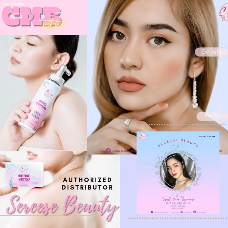 Sereese Intense Whitening Body Lotion and Whitening Milk Soap (With