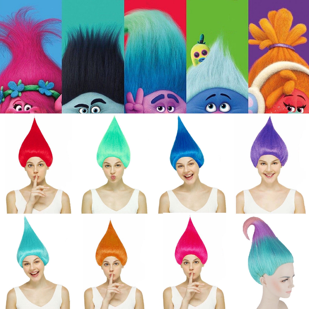 trolls with hair