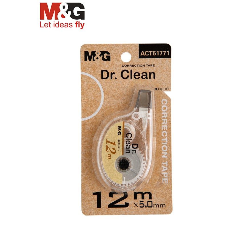M&G Correction Tape Dr. Clean 12Mx5mm ACT51771 (1Pc) Shopee Philippines