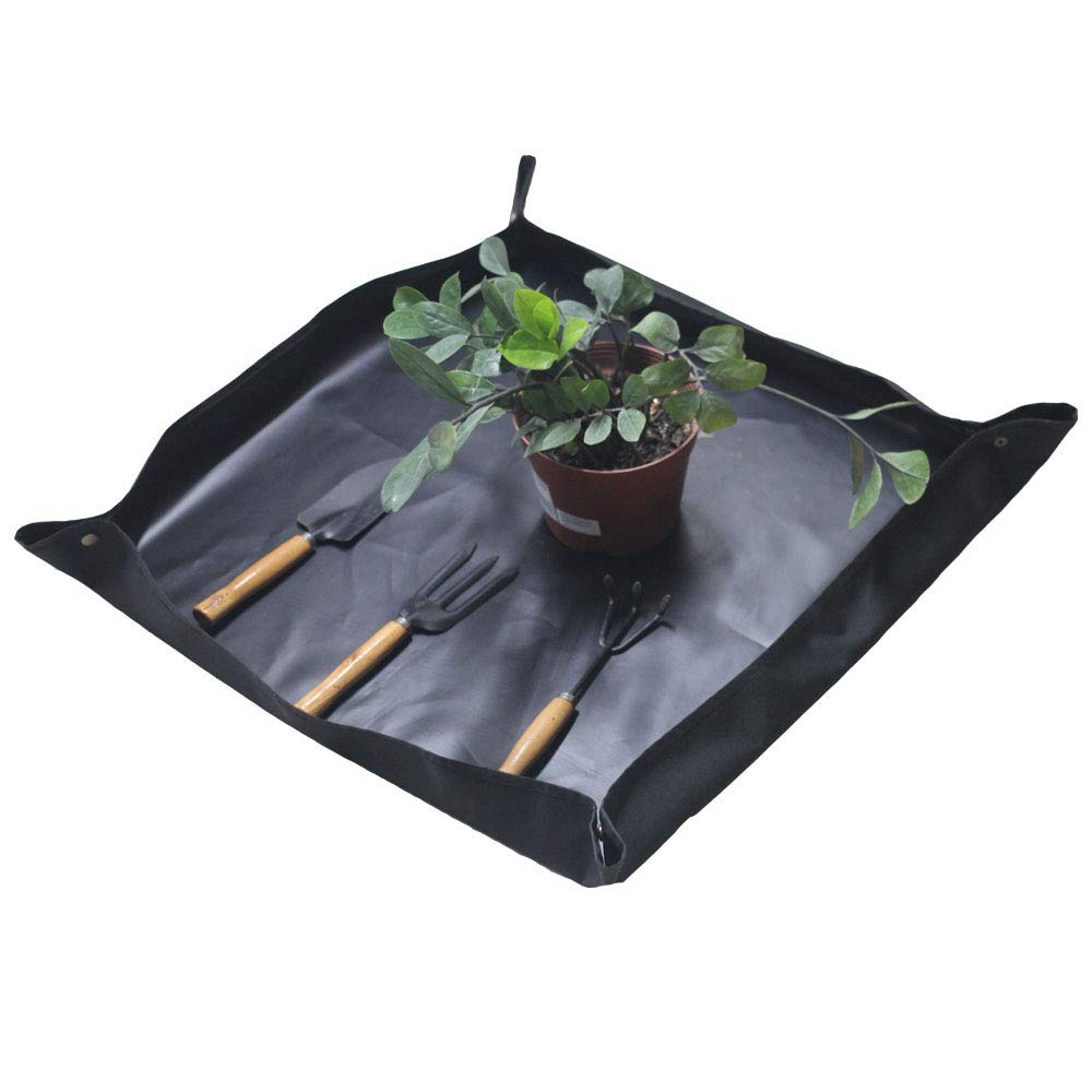 Waterproof Potting Tarp Plant Transplanting Pad Plant Repotting Mat Black Indoor Garden Plant Care Shopee Philippines