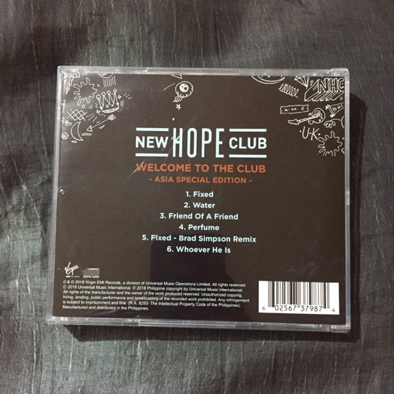 New Hope Club - Welcome to the Club (Signed CD) [The Vamps] | Shopee  Philippines