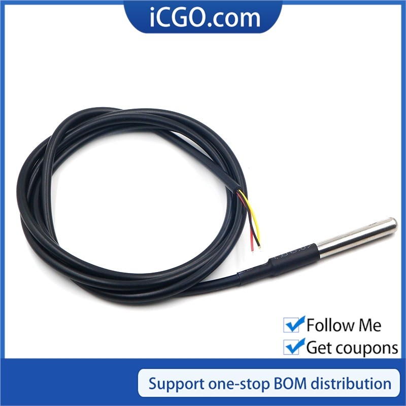 DS1820 Stainless steel package Waterproof DS18b20 temperature probe ...