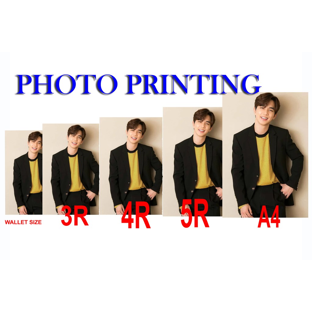 A4 5R 4R 3R WALLET SIZE PHOTO PRINT 230 GSM PHOTO GLOSSY