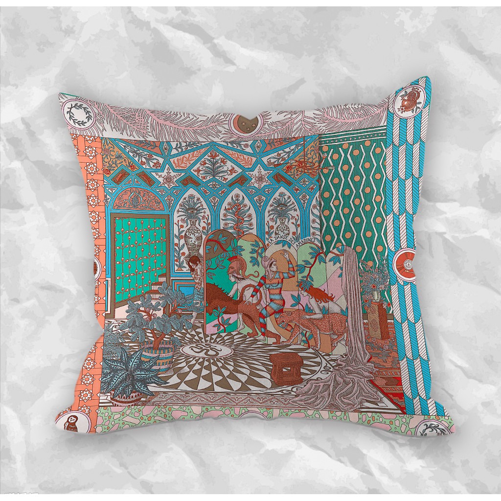 Hermès Decorative Zippered Pillow Case Creative Pillowcases Sofa Pillow