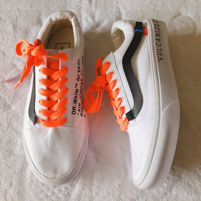 vulcanized off white vans