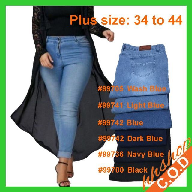 women's plus size 34 jeans