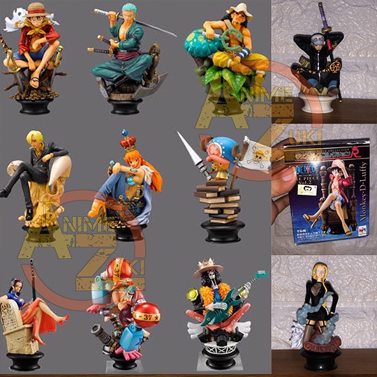 One Piece - Chess Piece Figure - Luffy, Zoro, Sanji, Robin, Ussop ...