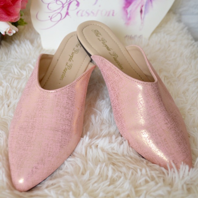 pink mules shoes