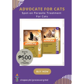 ADVOCATE for Cats Spot-on Treatment for Parasites