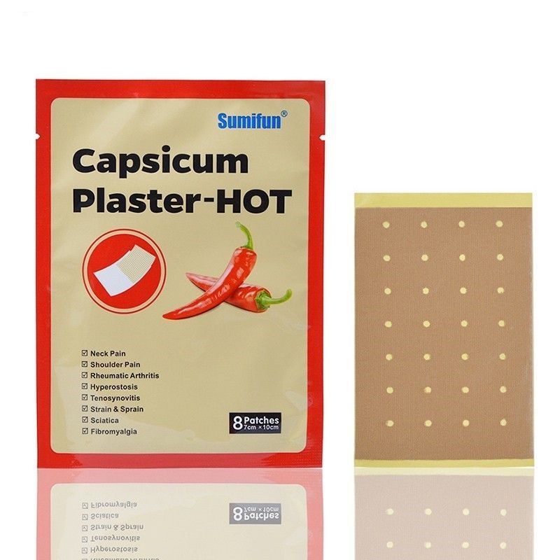 Shilily Hot Muscle Pain Reliever Patch Chinese Medical Capsicum Plaster