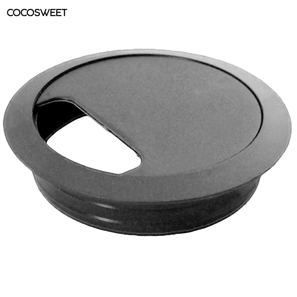 80mm Computer Desk Grommet Table Cable Outlet Port Surface Wire