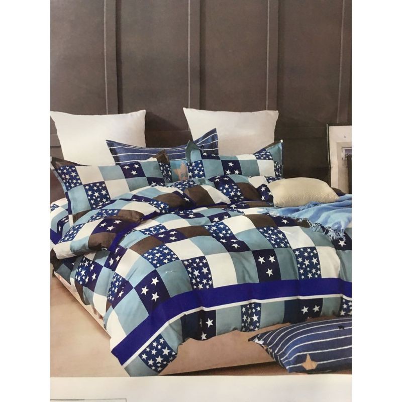 100 Canadian Cotton 3 in 1 Single size bedsheet with duvet cover set
