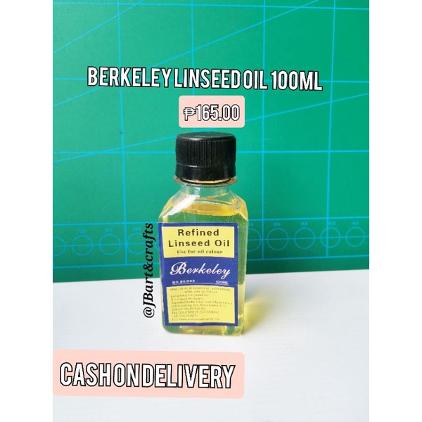 Berkeley Linseed Oil 100ml - The Oil Paint Store