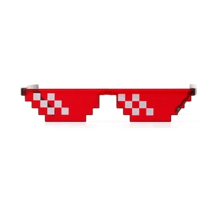2022LF Deal With It Meme Thug Life, MLG Shades Frameless Pixel Unisex Eyeglasses Party Gifts Mosaic  #5
