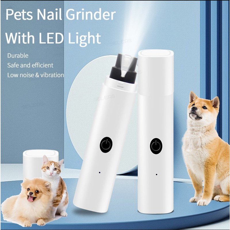 Pet Nail Grinder Trimmer Electric Professional Dog and Cat Grooming Kit