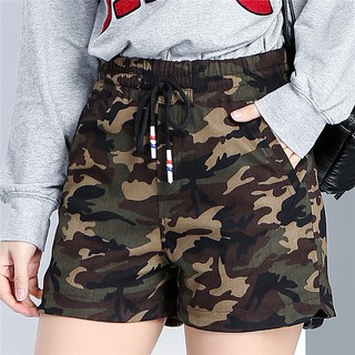 high waisted camo shorts