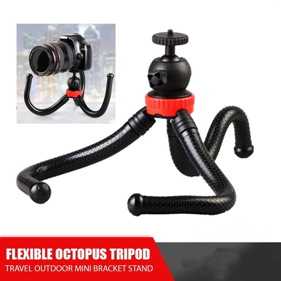 Portable Flexible Octopus Tripod Travel Mobile Phone DSLR Tripods Stand