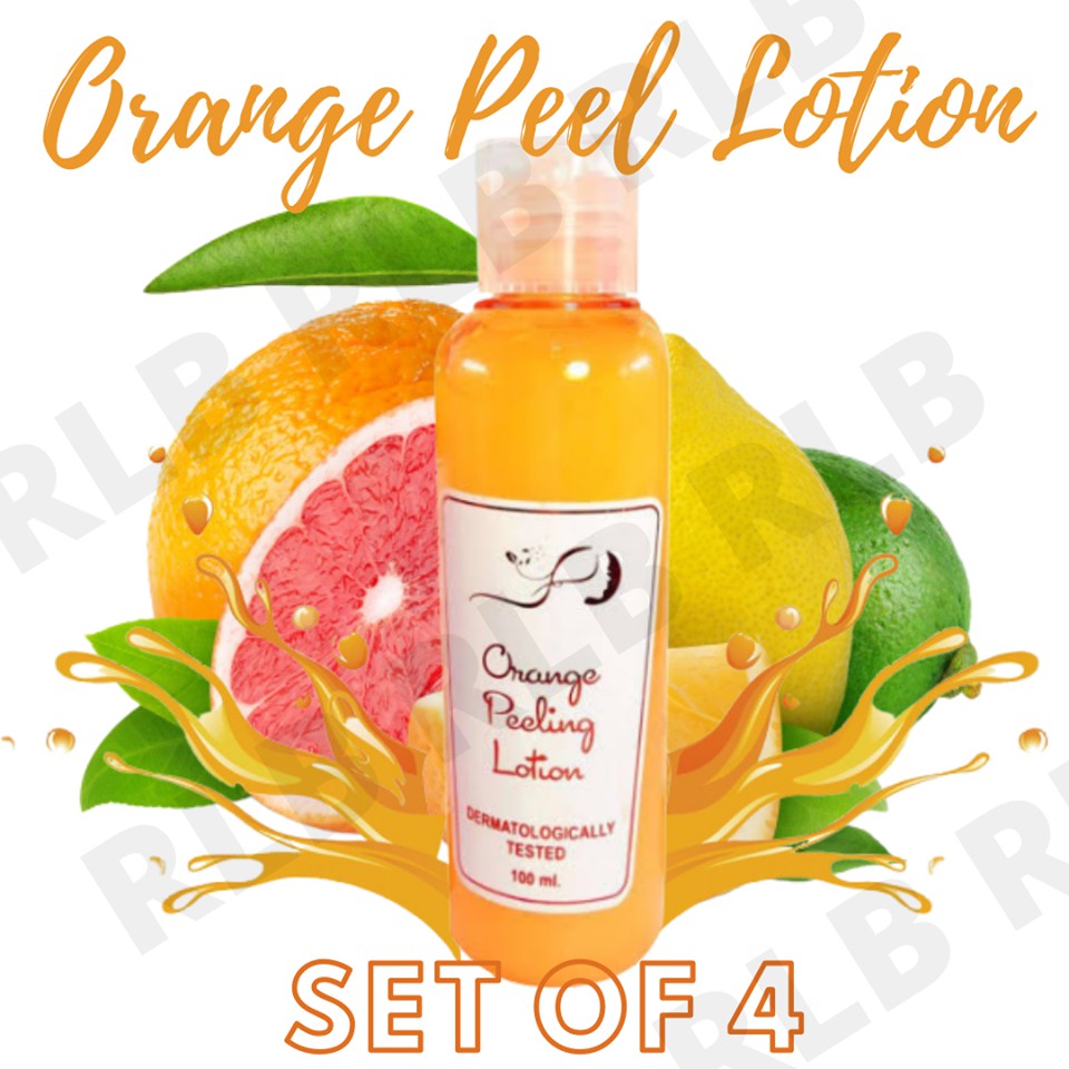 Set of 4 100mL Magic Orange Peel Lotion for Silky White Skin