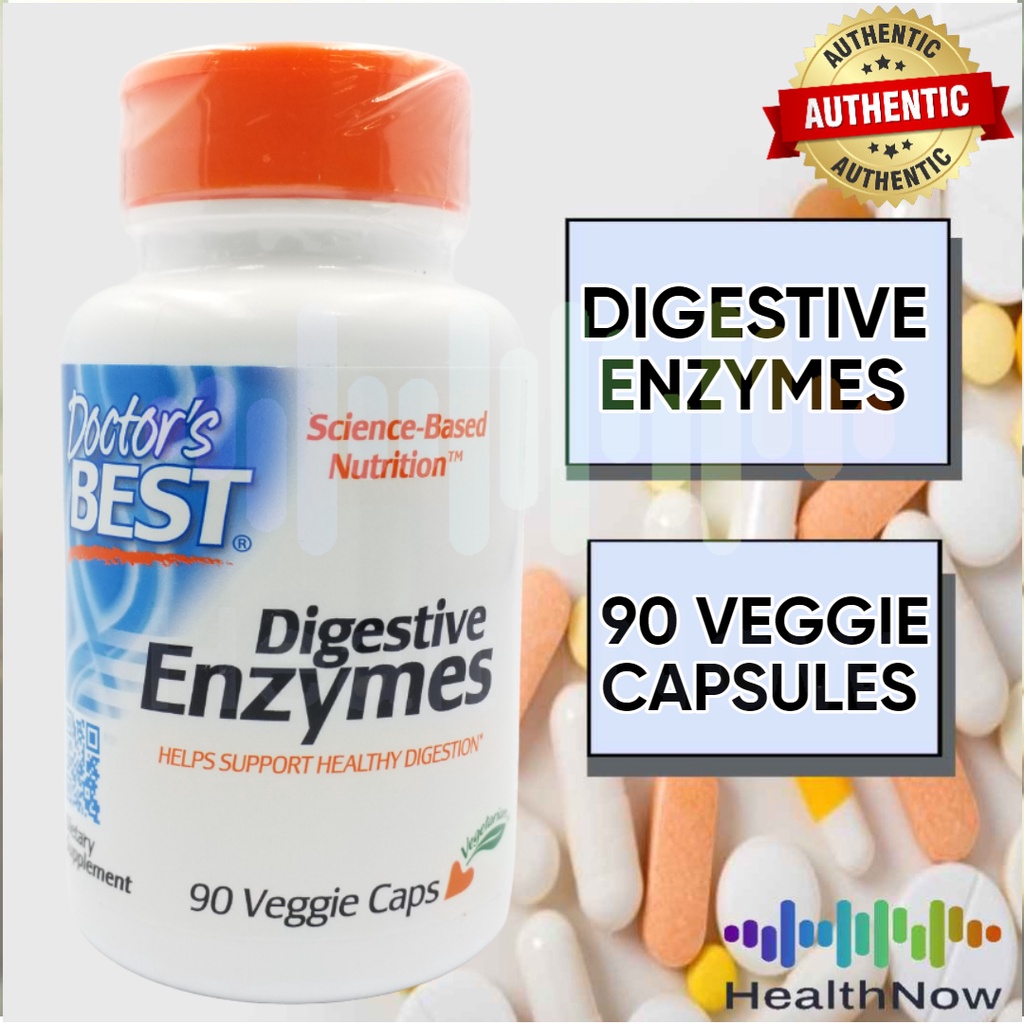 Doctors Best Digestive Enzymes 90 Veggie Caps | Shopee Philippines