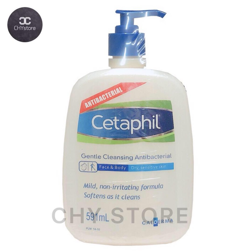 Cetaphil Gentle Cleansing Antibacterial Body Wash 591ml Shopee