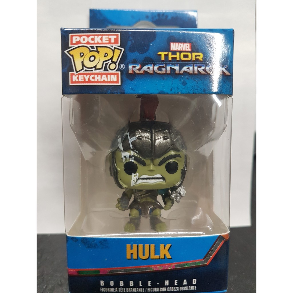 Hulk Thor Ragnarok Pocket Pop Keychain Official Marvel Funko Pop Keyring 