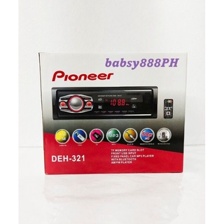 PIONEER DEH-321BT with AM/FM radio/USB/bluetooth/no cd car stereo