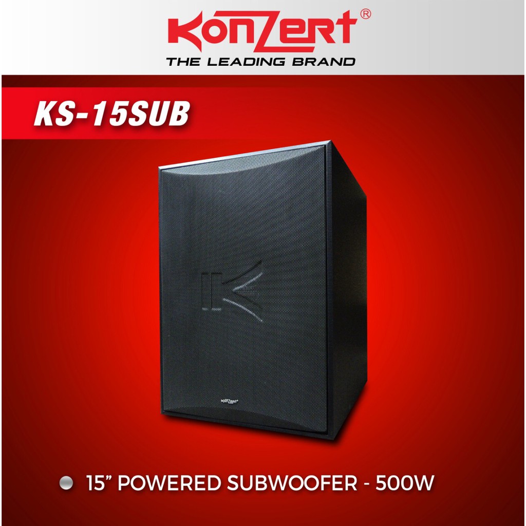 konzert subwoofer ks 15w