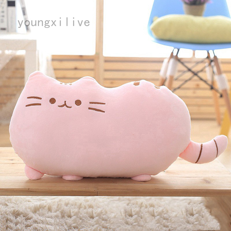 Youngxilive High Quality Kawaii Cat Pillow With Pp Cotton Inside Biscuits Kids Toys Doll Plush Baby Toys Shopee Philippines